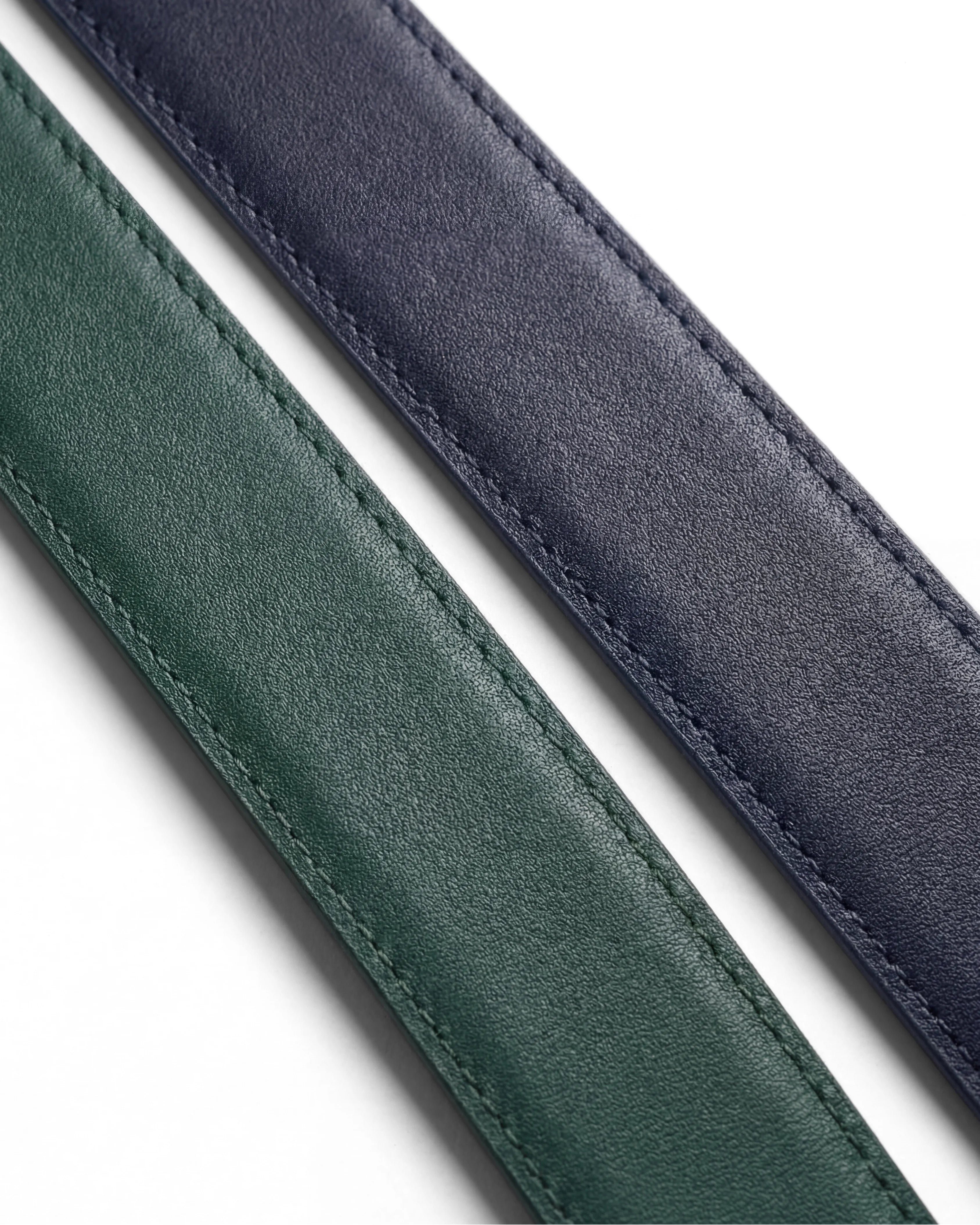 Crocodile Embossed Leather Belt