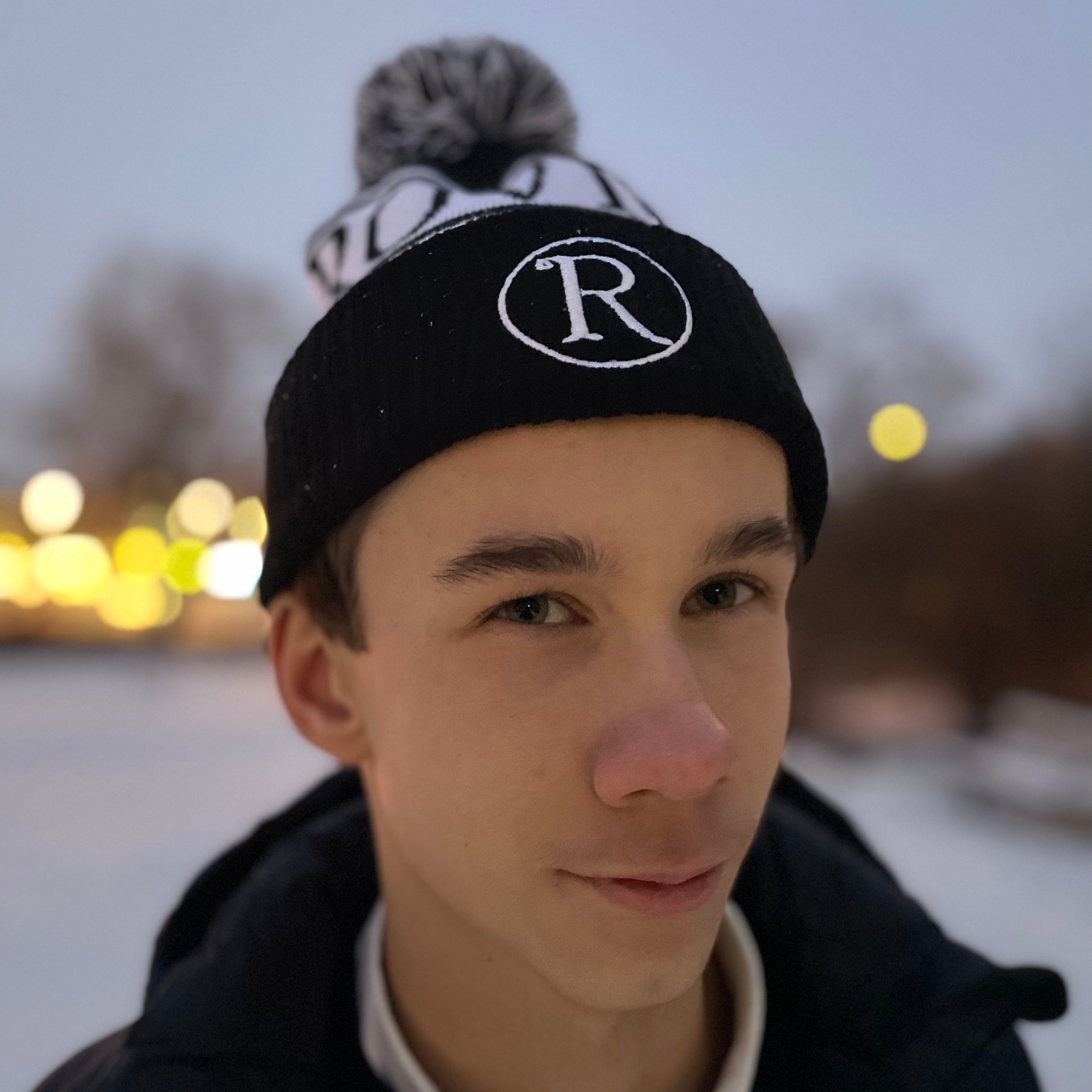 Knitted Beanie - Light Blue