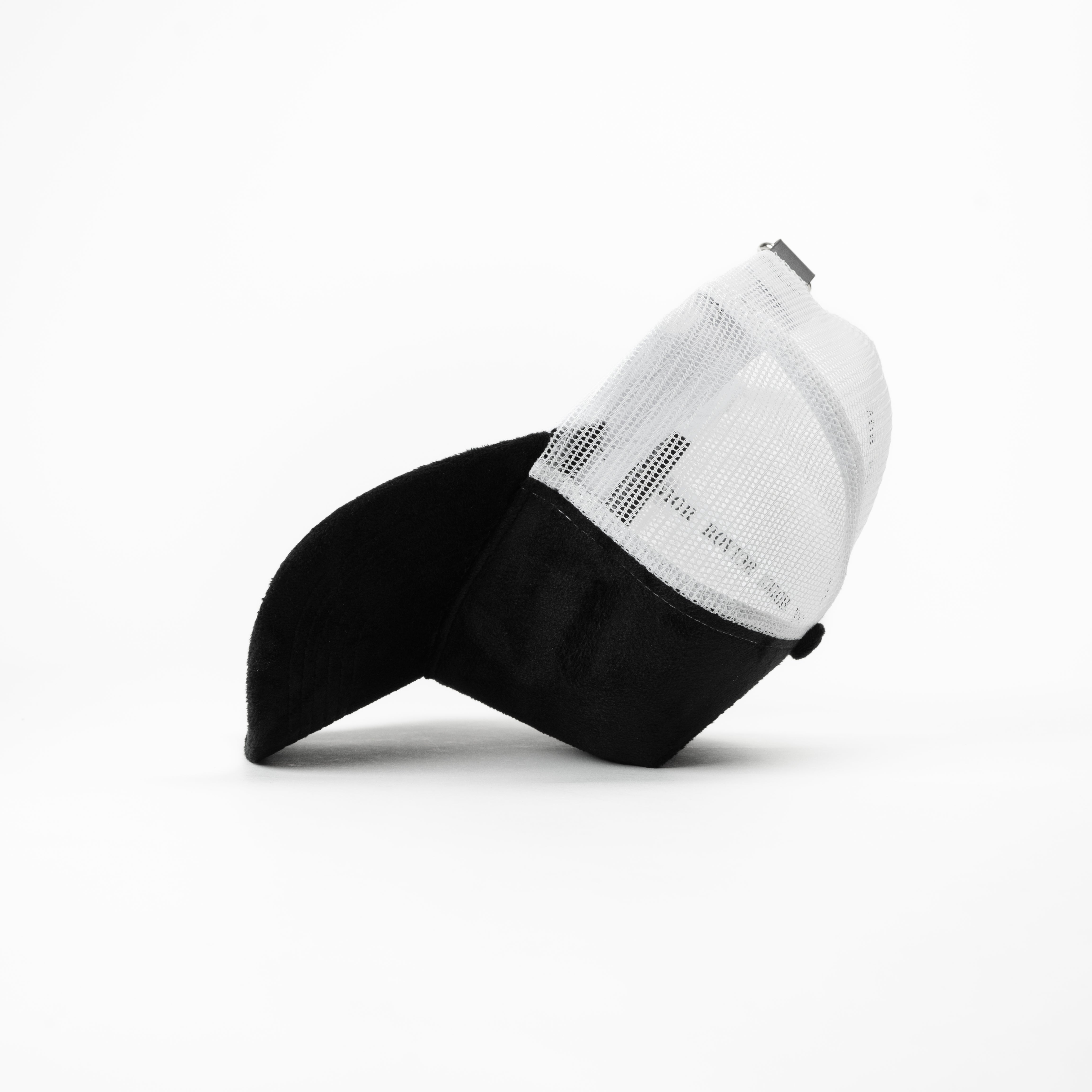 Metaluxe Velvet Keps - Svart & Vit
