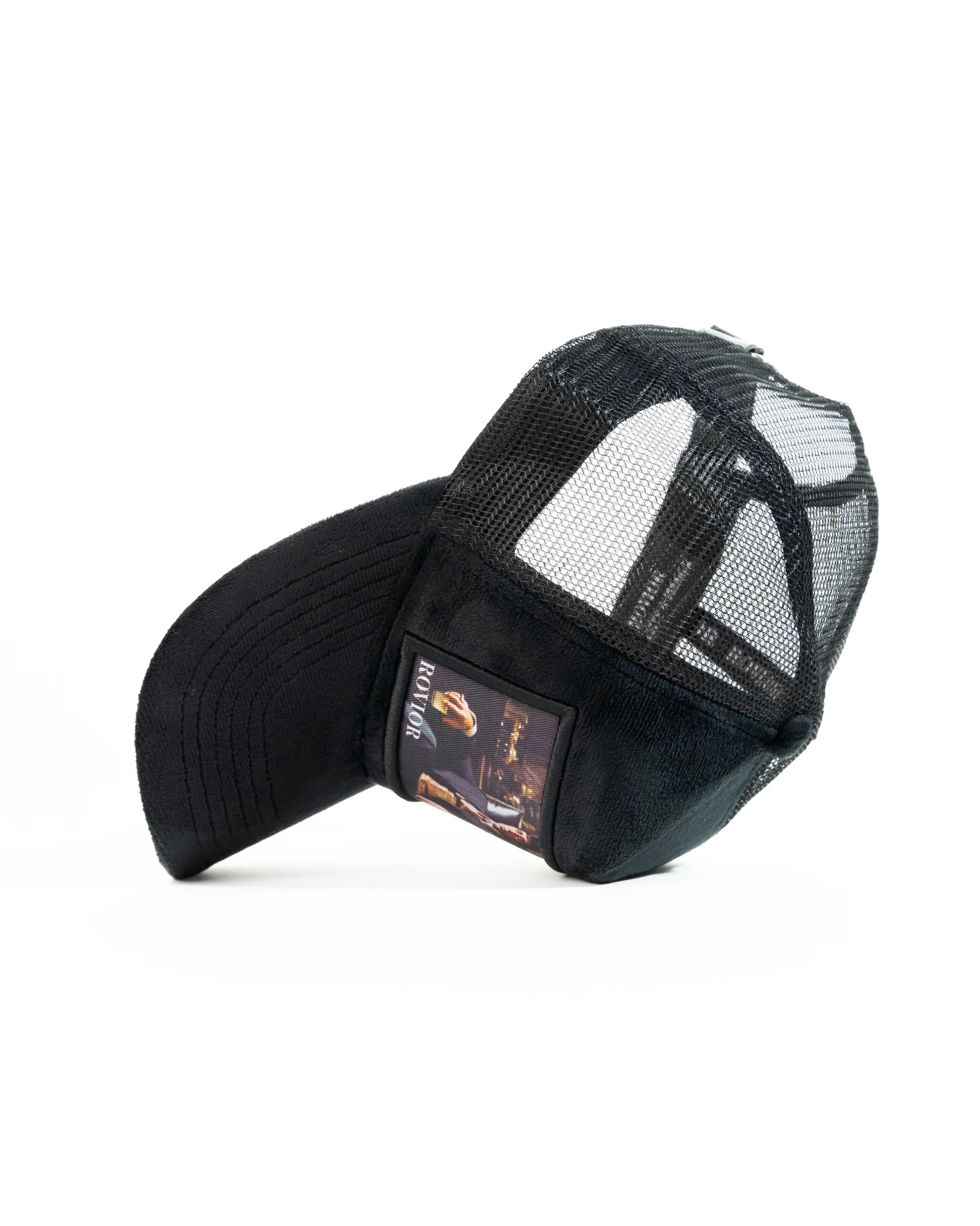 Tony Montana Velvet Keps Svart Sidvinkel - Rovior