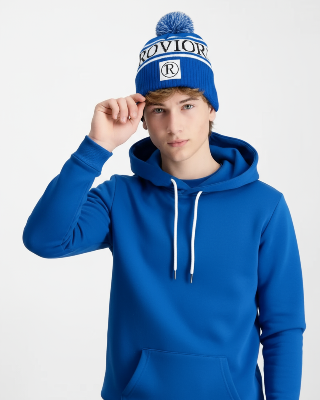 Strikket hue - "The Patch"