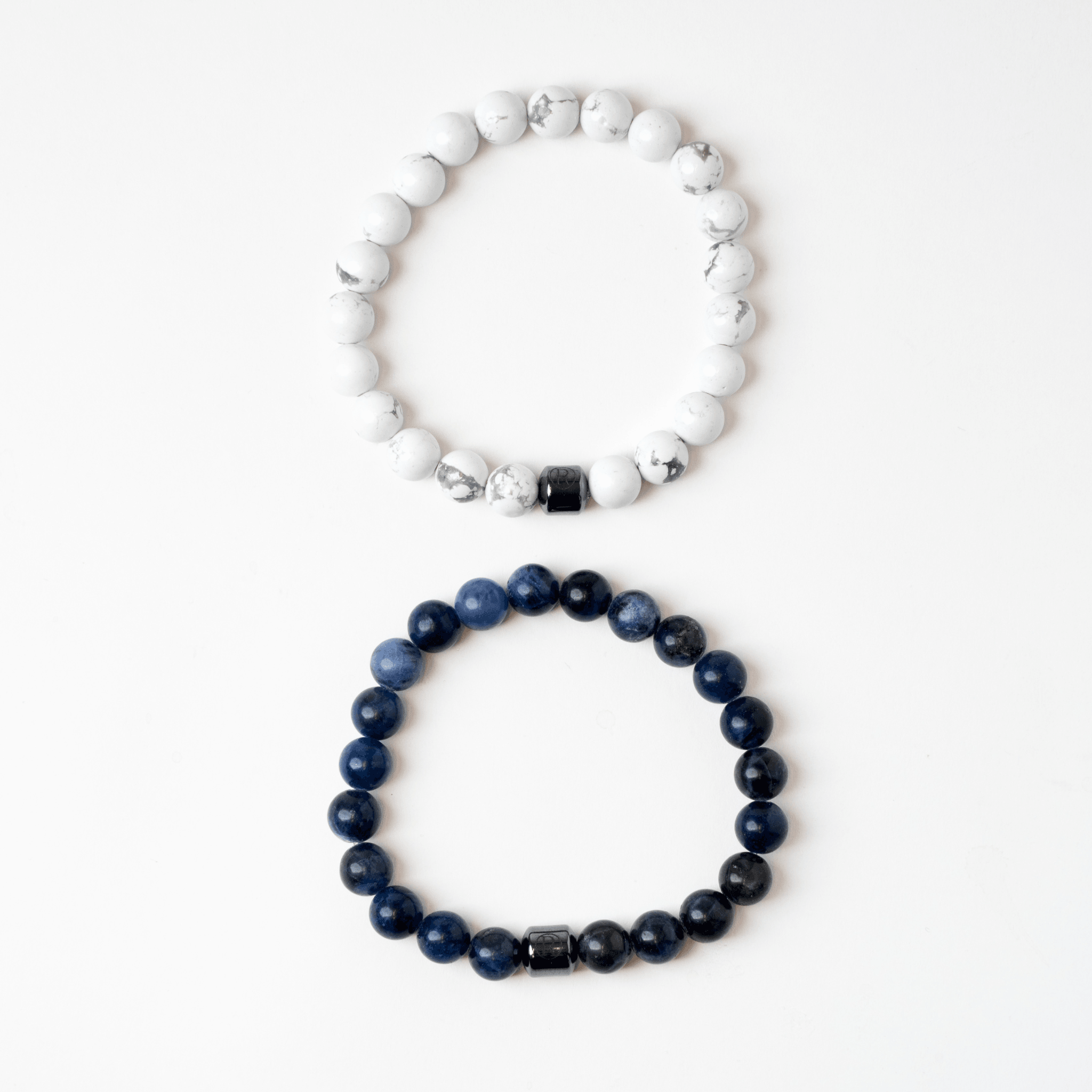 Blå & Vit Marmor Armband - Limited Edition - Rovior