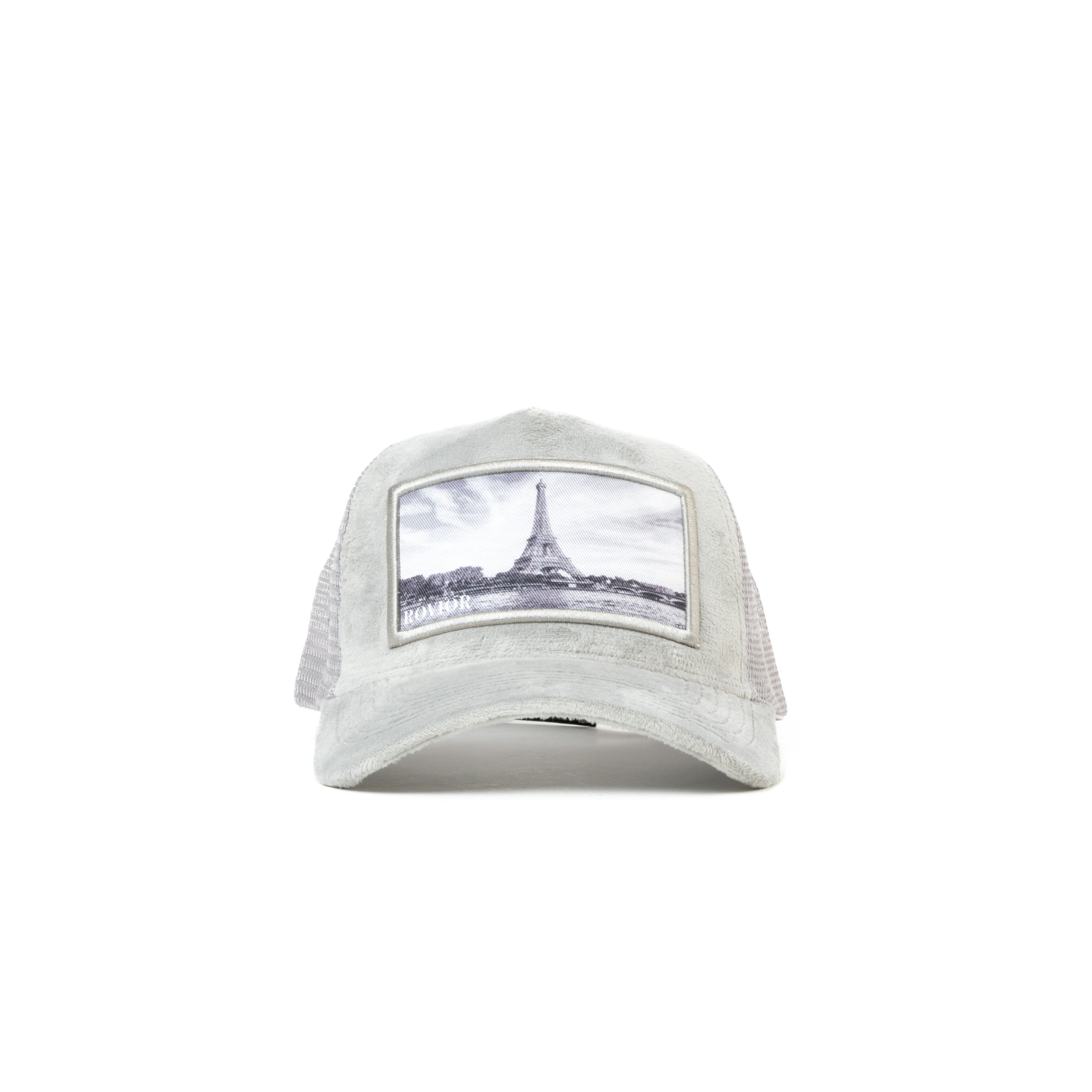 Paris Velvet Cap - Grey