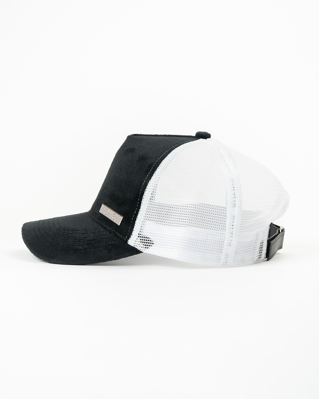Metaluxe Velvet Cap - Black & White