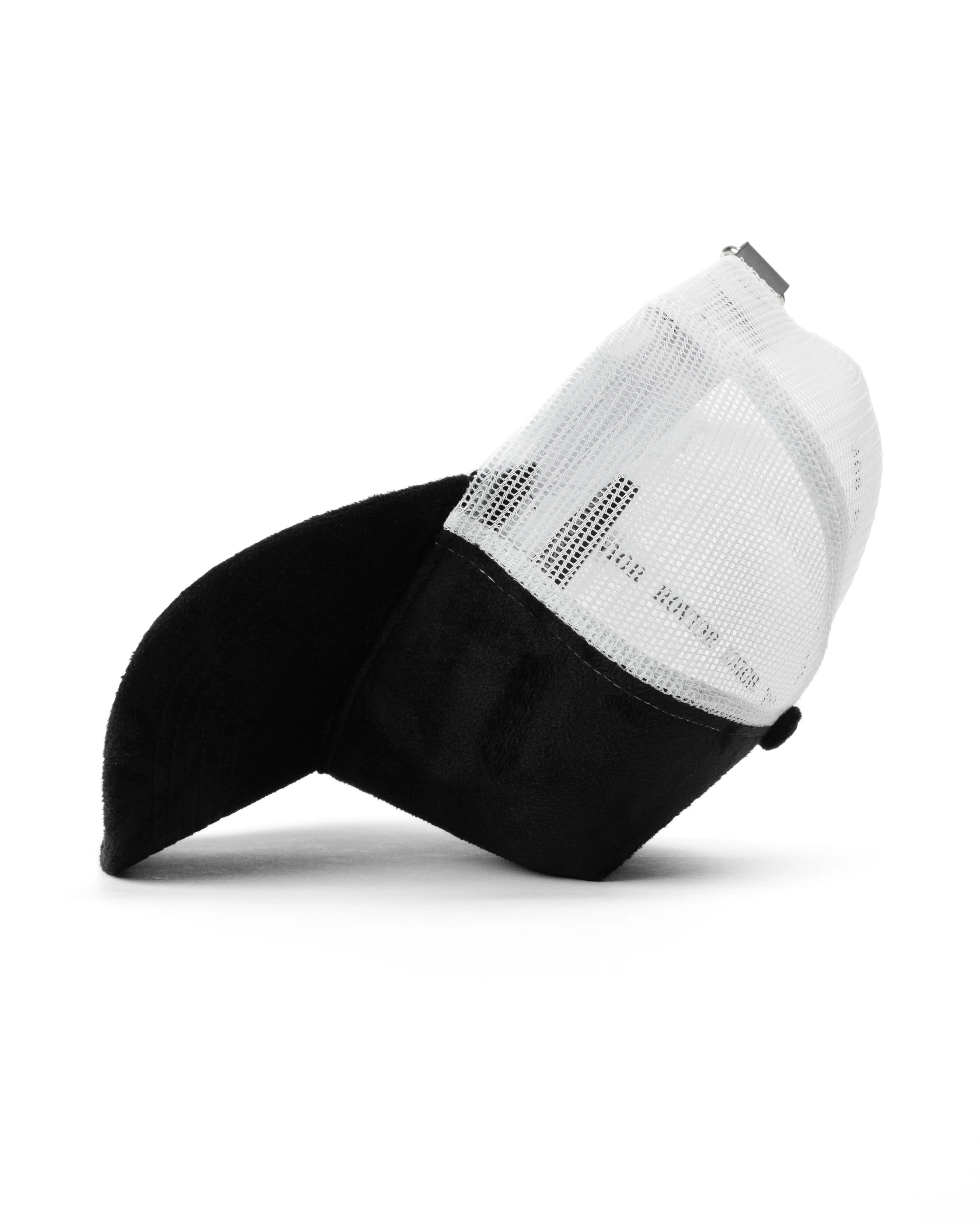 Metaluxe Velvet Cap - Black & White