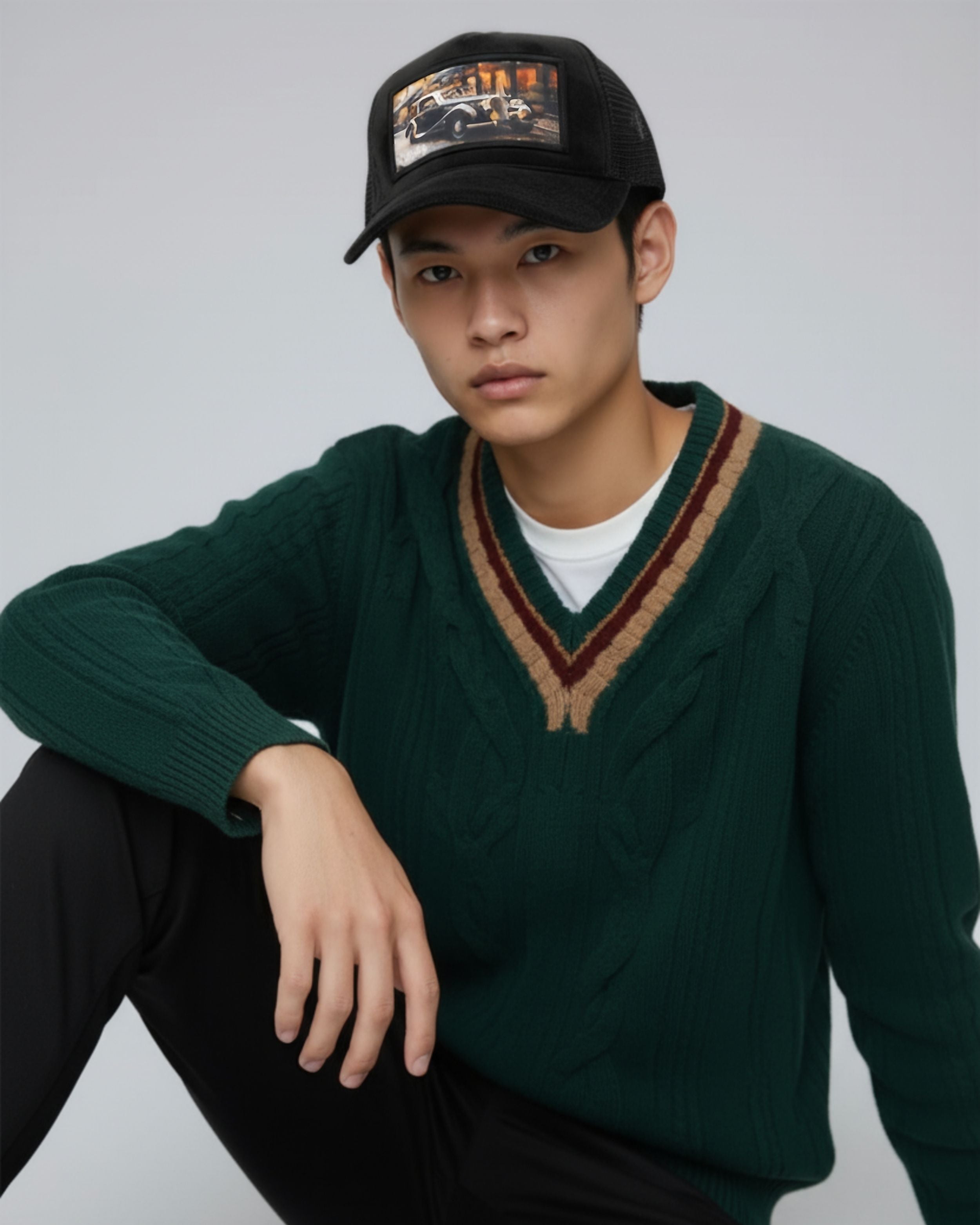 Mercedes 1939 Velvet Cap - Black