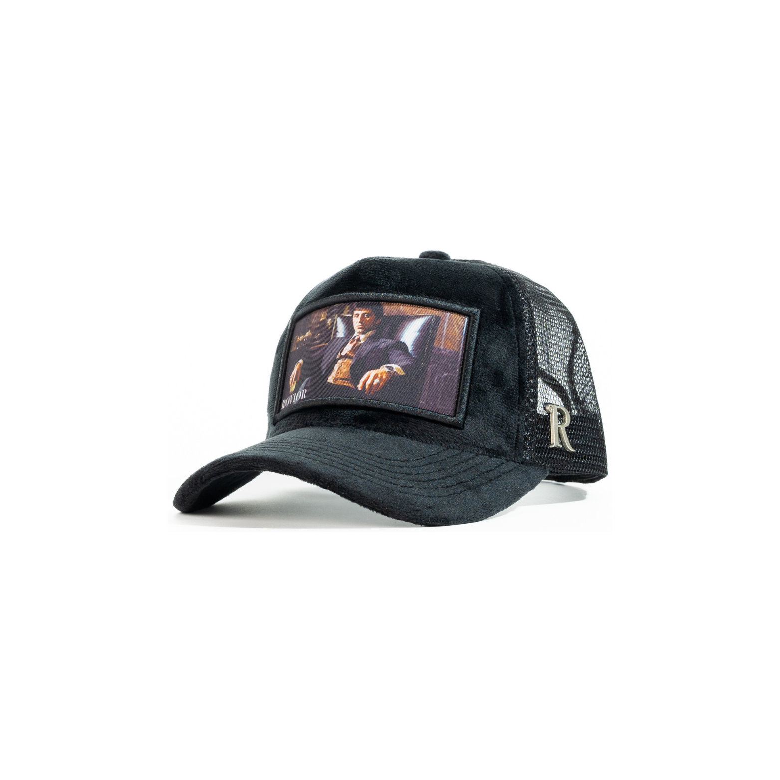 Tony Montana Velvet Cap - Black 