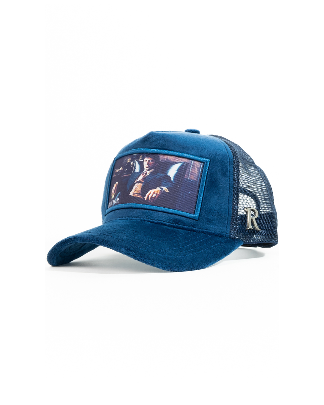 Al Pacino Velvet Cap - Dark Blue